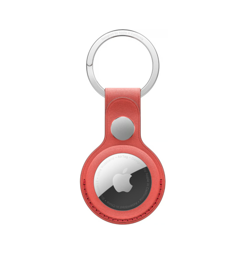 Apple AirTag Leather Key Ring (PRODUCT) RED ITParken